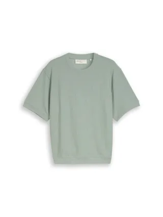 TOM TAILOR Denim - T-Shirt im Sweatshirt-Style grün - Gr. - L