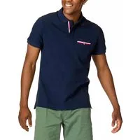 Rossignol Poloshirt Herren Heritage St. Moritz Alpine Polohemd Brusttasche mit Logo und ikonischen Trikolore-Details