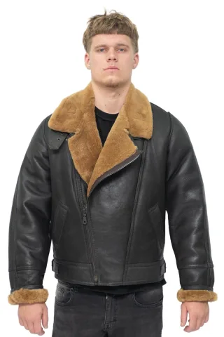 Herren-Bomberjacke aus Schaffellleder aus dem 2. Weltkrieg – Tucson