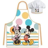 Disney Mickey Mouse Kochschürze Küchenset – Schürze und Mütze für kleine Köche