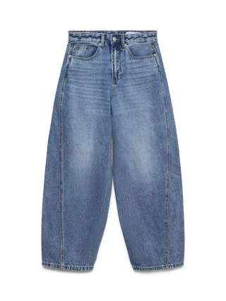 VERO MODA - VMZOE MR BARREL DNM JEANS LI3154 NOOS Medium Blue Denim - Gr. - 32