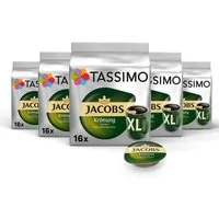 TASSIMO Kaffee Kapseln Jacobs Krönung XL T Discs 5 x 16 = 80 Kaffeekapseln, 720 g, (Packung, 5er Pack)