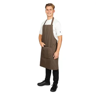 Dennys - Latzschürze, Verstellbares Halfter (Schwarzbraun)