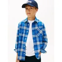 Tommy Hilfiger Langarmhemd TOMMY GRAPHIC CHECK SHIRT Kinder bis 16 Jahre, Druck