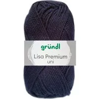 Gründl 50 Gramm Gründl Lisa Premium Uni Bastelgarn