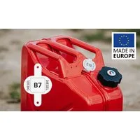 BW Benzinkanister Clip für Kraftstoffkenneichnung für Metall Kraftstoffkanister (für 5L,10L und 20L Metall Kanister, Made in Europe), mit Kennzeichnung Diesel B7