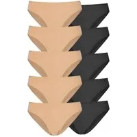 petite fleur by Lascana Bikinislip (10er-Pack) aus elastischer Baumwolle