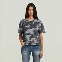 G-STAR T-Shirt Regular Camo r t wmn mit Allover-Print, Rundhals