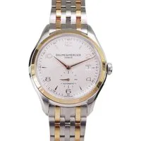 Baume & Mercier Automatikuhr Swiss Made Herren Uhr M0A10140 Clifton 41 mm Ø Clifton, Lünette 18 Karat Rosegold 750