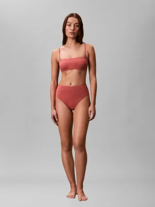 BANDEAU W STRAPS Dusty Cedar - Gr. - S