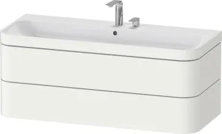 Duravit Happy D.2 Plus c-bonded Set wandhängend Weiß 1175x490x480 mm - HP4639E36360000 HP4639E36360000