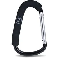 Wicked Chili Kinderwagen-Adapter Karabiner für Kinderwagen, Kinderwagenhaken Haken Tüten, (1-tlg), robust, bis 60lbs (27,2kg) belastbar. Schaumstoffpolsterung am Karabin
