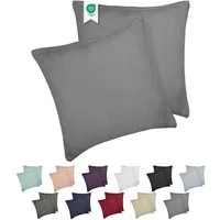 BARBONS Kissenbezug 100% Baumwolle Kissenbezug, weiche Kopfkissenbezug, Kissenhülle, (2 Stück), 165 g/m², Jersey
