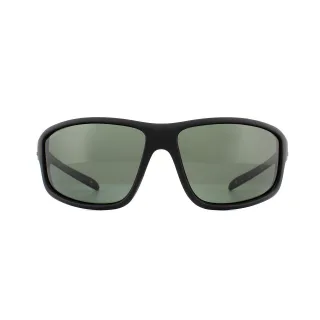 Montana Sonnenbrille SP313A Schwarzer Gummi Grün G15 Polarisiert
