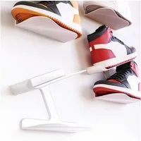 Mobilefox Schuhregal Sneaker Wandhalterung Schuh Regal Wandhalter Schuhablage Weiß 1 Stück, 1-tlg.