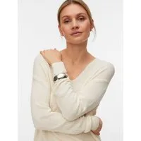 Vero Moda Strickpullover VMCHARITY LS V-NECK PULLOVER NOOS