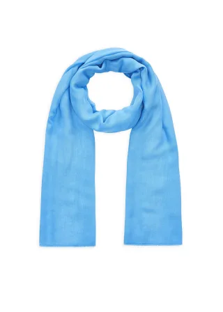 Feiner Schal aus nachhaltigem Bamboo blau - Gr. - one size