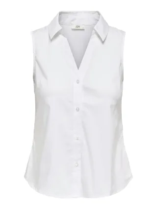JDY - JDYMIO S/L SHIRT WVN DIA White - Gr. - M