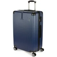 BRUBAKER Koffer London - Hartschalen Reisekoffer mit Zahlenschloss, 4 Rollen, Rollkoffer 49 x 76,5 x 29,5 cm - Hartschalenkoffer Trolley, Größe XL