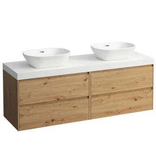 Laufen Waschtischunterschrank und Waschtisch-Platte LANI 495x1570x580 H4045941122671