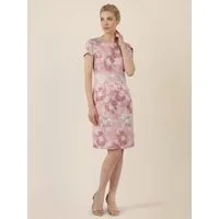 Apart Abendkleid mit floraler Struktur
