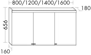 Burgbad Sp.-Schr.Sys30 PG2 Echo 656x800x180 Eiche Dekor Silber, SPHJ080F6329 SPHJ080F6329