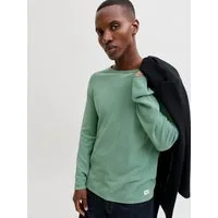 Jack & Jones Rundhalspullover JJEHILL KNIT CREW NECK NOOS Baumwolle, regular fit