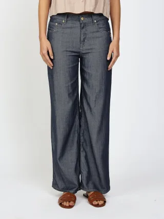 GANG Damen Jeans 94CARLOTTA - wide fit dark blue