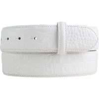 BELTINGER Ledergürtel Wechselgürtel mit Druckknöpfen Krokoprägung 4 cm - Druckknopf-Gürtel (1-St)