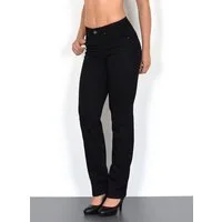 ESRA Straight-Jeans High Waist Straight Fit Jeans Damen Gerader Schnitt bis Übergröße G1 Straight Leg Damen Jeans High Waist Regular Jeanshose Stretch Hose