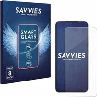 Savvies Displayschutzglas Schutzglas Panzer für Honor Magic 8 Lite, 3 Stück, Schutzfolie Display Schutz Glas Folie klar