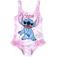 Lilo & Stitch Badeanzug Stitch Mädchen Schwimmanzug mit Rüschen Gr. 98 - 128 cm