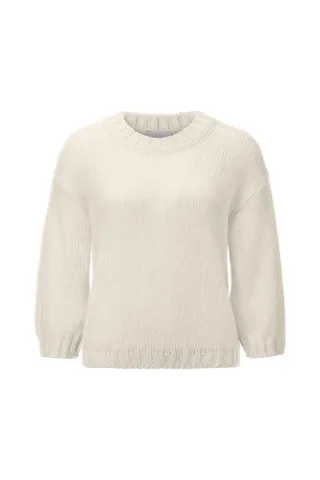 Rich & Royal - Cozy Oversized Pullover pearl white - Gr. - XS