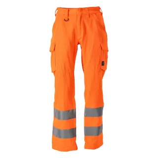 MASCOT Hose mit Schenkeltaschen SAFE LIGHT Hi-vis Orange 48 - 18879-860-14-82C48