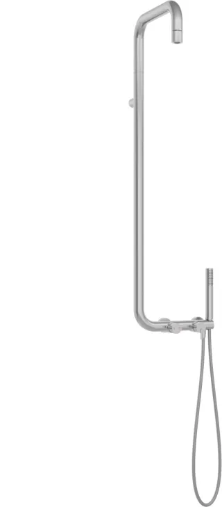 Neuesbad Serie 600 Duschsystem, Oberfläche: edelstahl gebürstet NB1NQS_F4XM1