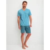 CALIDA Shorty Relax Streamline 1 (2 tlg) weich, Interlock-Qualität, kurze Ärmel