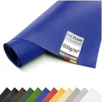 ANKO Planen Schutzplane LKW PVC Plane 600 g/m² Meterware Industrie Abdeckplane, Plane mit Gewebe Schutzplane hochwertig matt