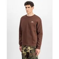 Alpha Industries Sweatshirt Basic Sweater small Logo Baumwollmischung, regular fit