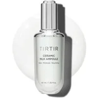 TIRTIR Gesichtsserum Ceramic Milk Ampoule 40ml – veganes Feuchtigkeits-Serum mit 6-fach Ceramid & Squalan für starke Hautbarriere, milchige Textur, koreanische, Skincare, intensiver Glow, für trockene & empfindliche Haut