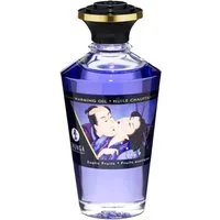 SHUNGA Massageöl Aphrodisiakum wärmendes Massage Öl – Exotic Fruits, Atemaktivierte Erwärmung