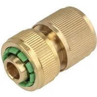 tecuro Schlauchverbinder Schlauchanschlussstück ohne Stopp für Schlauch 1/2 Zoll (13 mm)