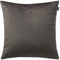JOOP! Kissenhülle Kissenhülle Cozy samtweich 40x40 cm, tonale Kornblumen-Stickerei