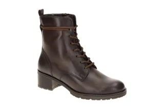 Gabor 8011.01 Damen Stiefeletten sattel (effect) Glattleder Blockabsatz