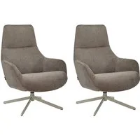 OTTO home Drehsessel CLARINDA moderner Ohrensessel drehbar, TV-Sessel, Relaxsessel, 360-Grad drehbar, robustes Metallgestell