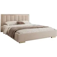 Lookway Polsterbett AURELIA mit Bettkasten und Metallrahmen