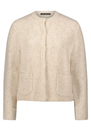 Betty Barclay - Grobstrickjacke beige - Gr. - 46