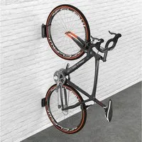 Cranit Fahrradständer Fahrrad Wandhalterung vertikal / Fahrradlift schwenkbar FH1 schwarz