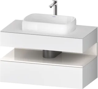 Duravit Qatego Konsolenwaschtischunterbau wandhängend Weiß Matt 1000x550x600 mm - QA4731022180010 QA4731022180010