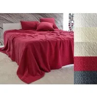 Wohnen und Accessoires GmbH & Co. KG Bettüberwurf Tagesdecke "Coimbra" - Kreuzstich Ornamente