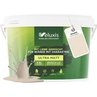 Veluxis Wandfarbe Veluxis® Wandfarbe Universal, Deckkraft-Klasse 1, Streifenfrei, tropfarm & VOC-frei